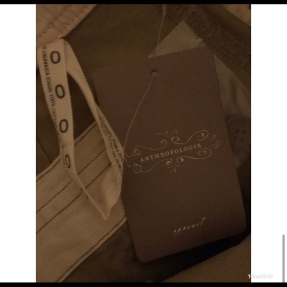 NWT ANTHROPOLOGIE Paper Boy Khaki Skirt Sz 0 $78! - Picture 3 of 5